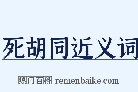 死胡同近义词是什么意思的图片